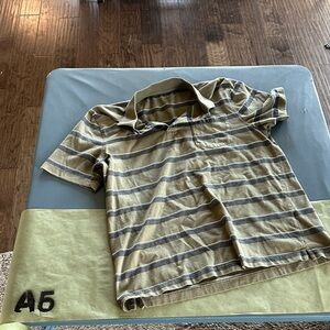 Croft & Barrow Men's Polo in Olive and Gray Stripes